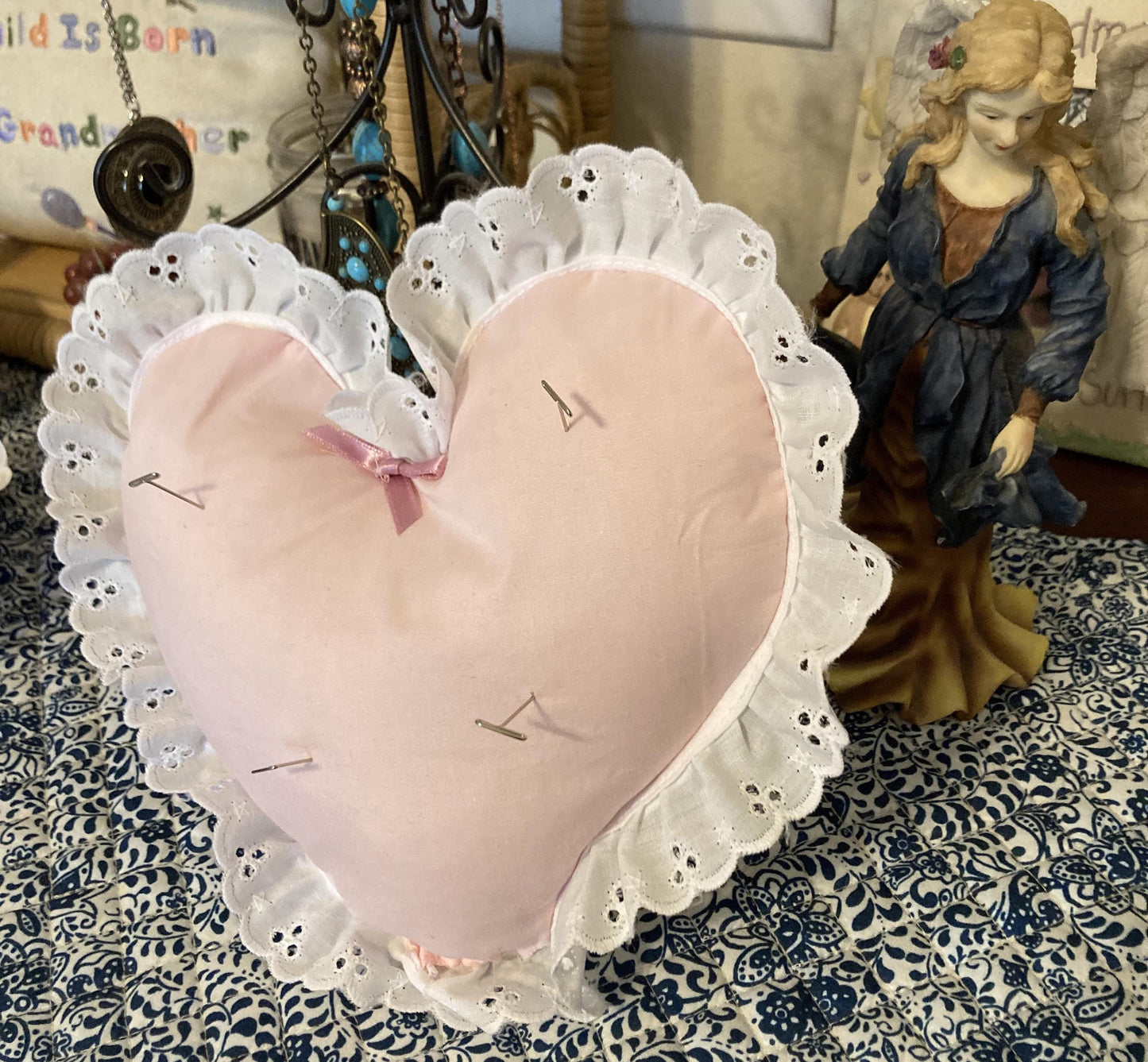 JEWELRY PILLOW For Pinning Your Earrings, Pins, Charms, Broaches, etc.