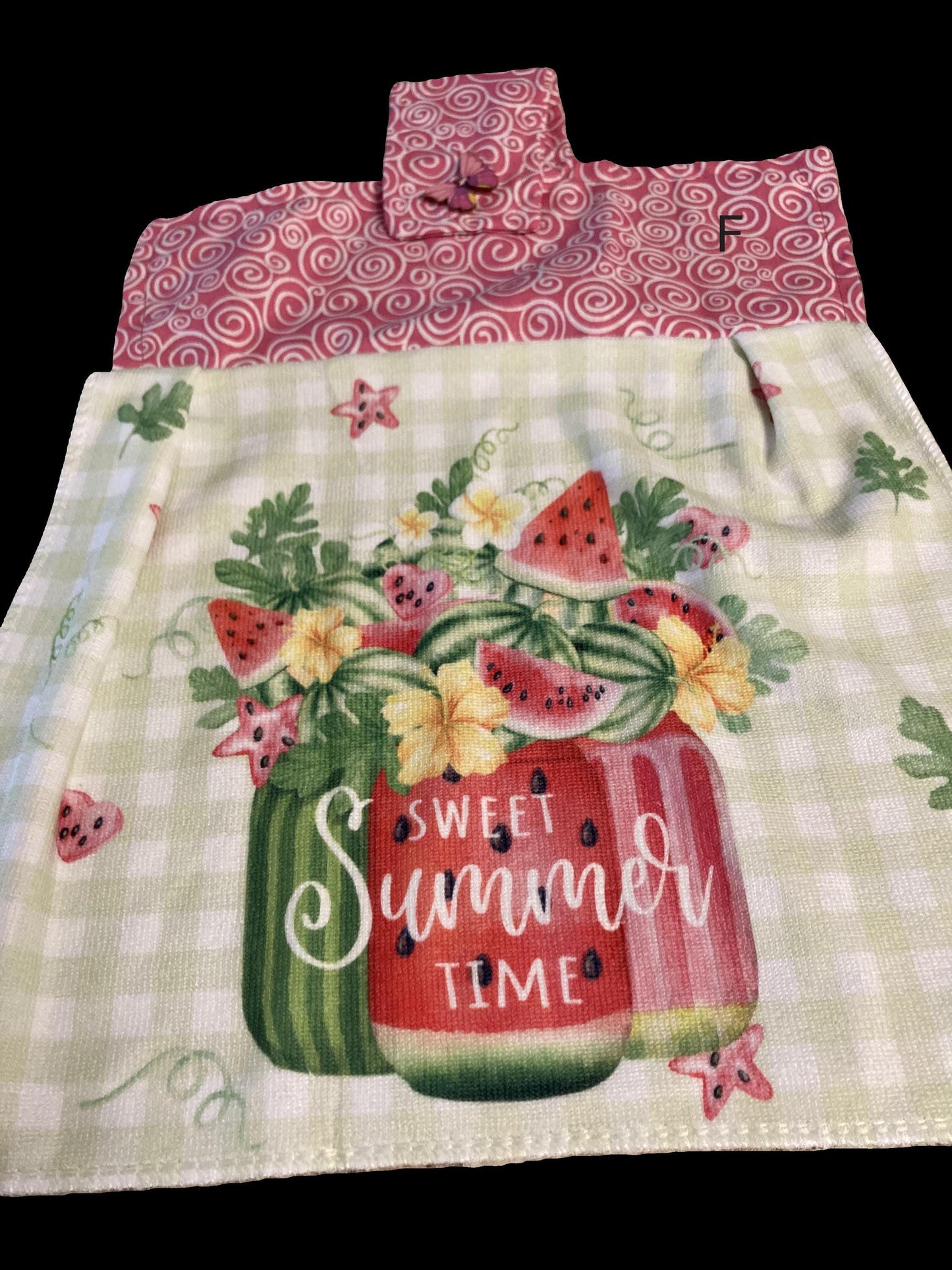 WATERMELONS and Gnomes enjoying summer on towels.