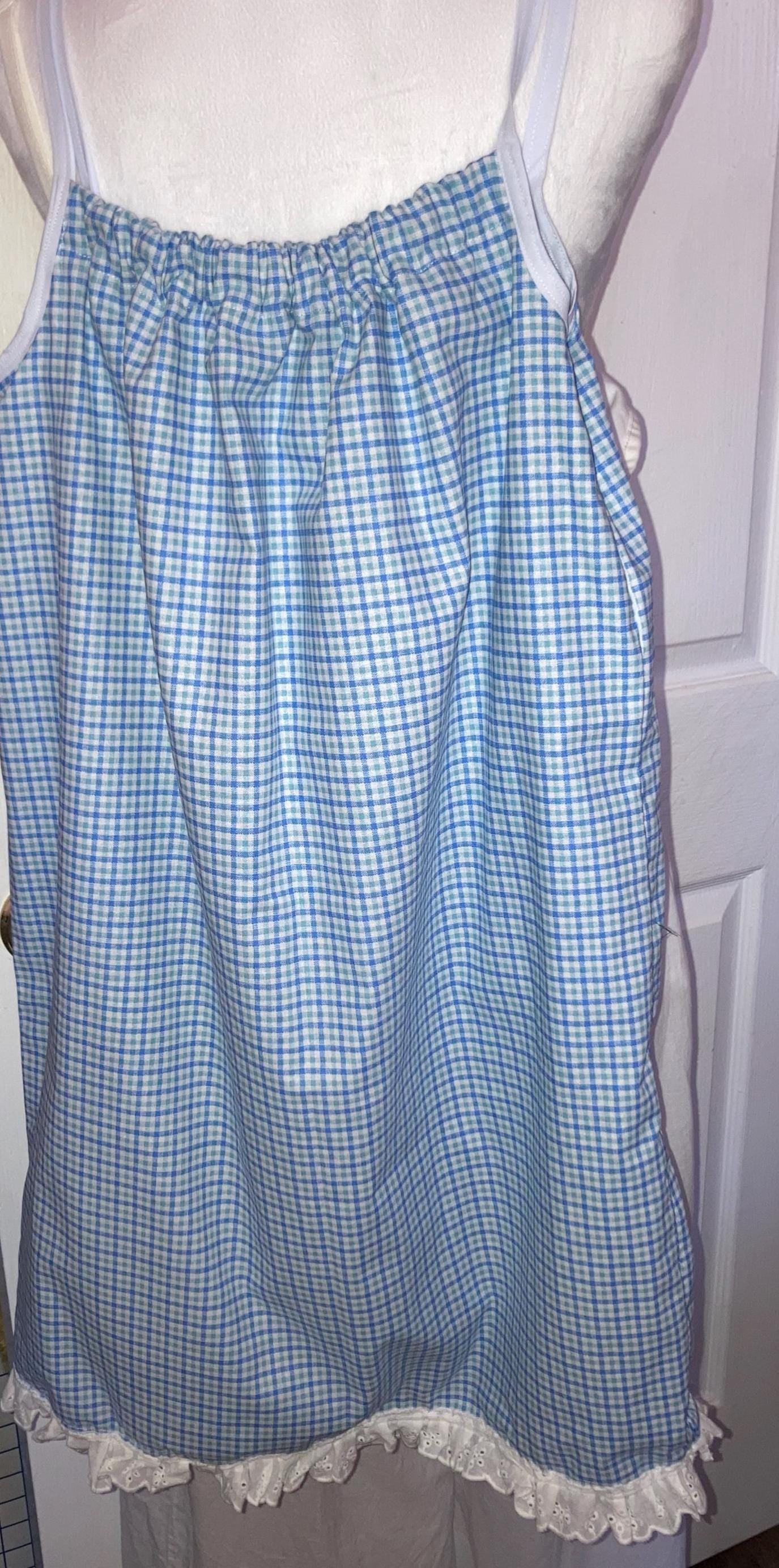GIRLS' PILLOWCASE DRESS Reversible in 3 sizes and two color schemes