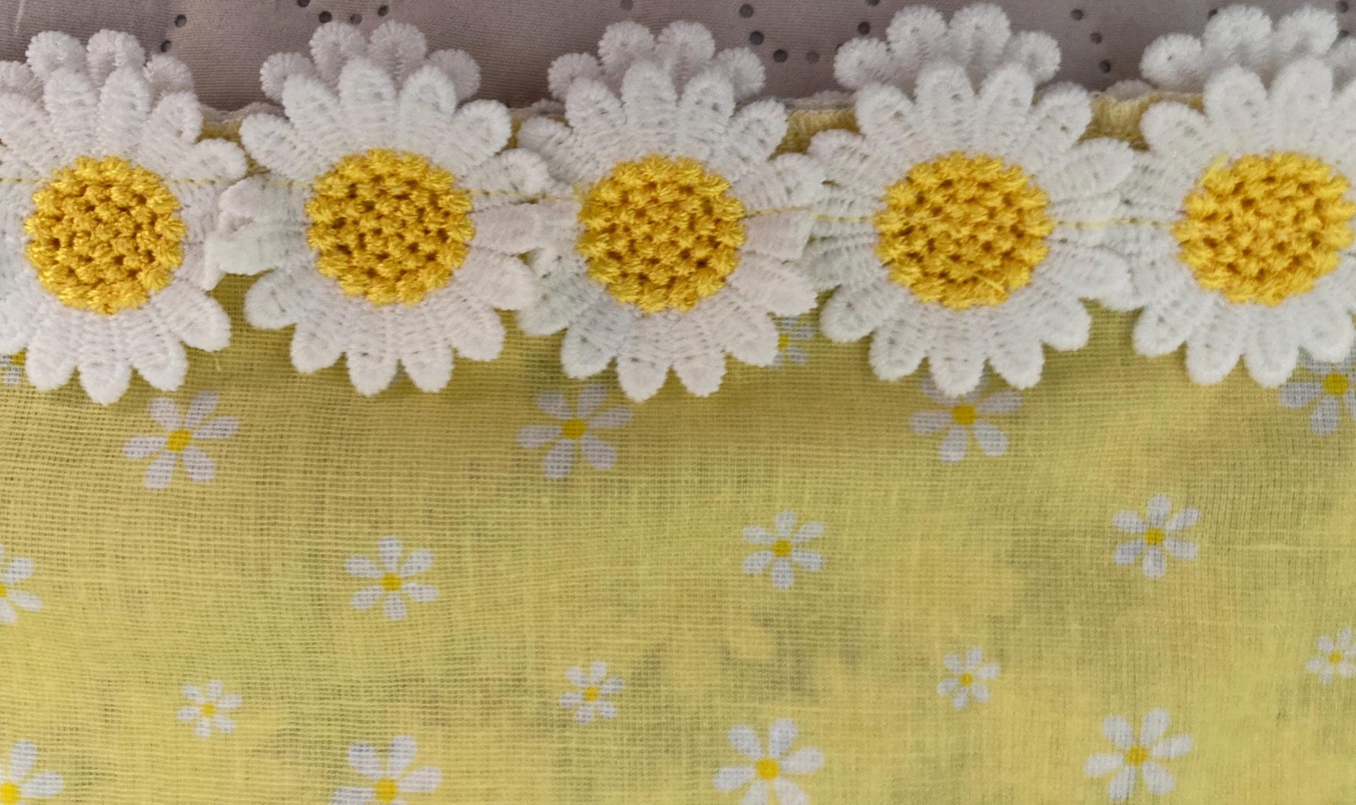 GIRLS PILLOWCASE REVERSIBLE Dress Stripes and Daisies