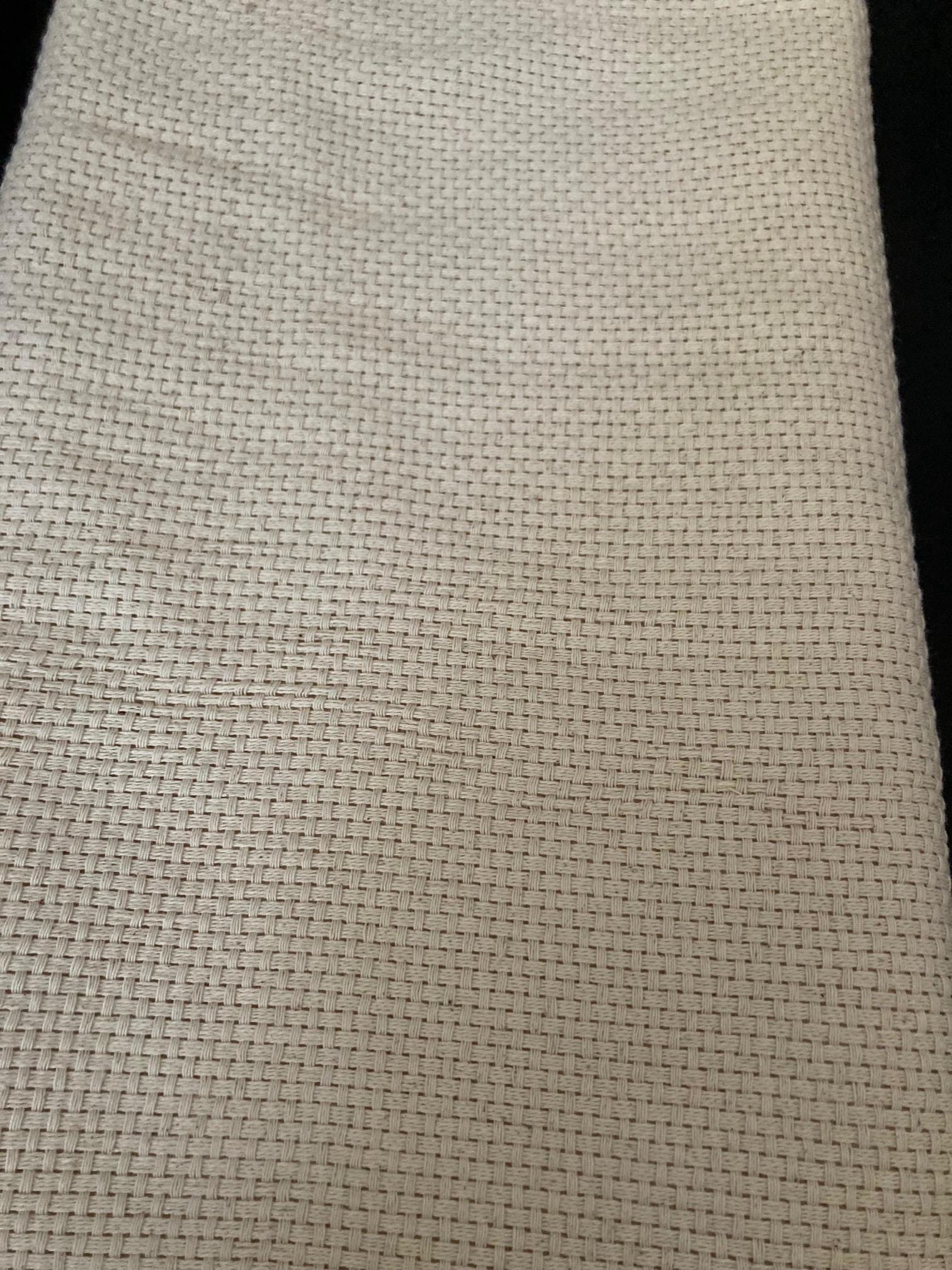 MONKS CLOTH NATURAL 100% Cotton for punch needle work 1 yard piece